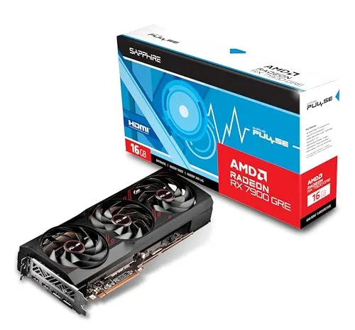 Sapphire Pulse 11325-04-20G RX 7900 GRE Grafikkarte 16GB