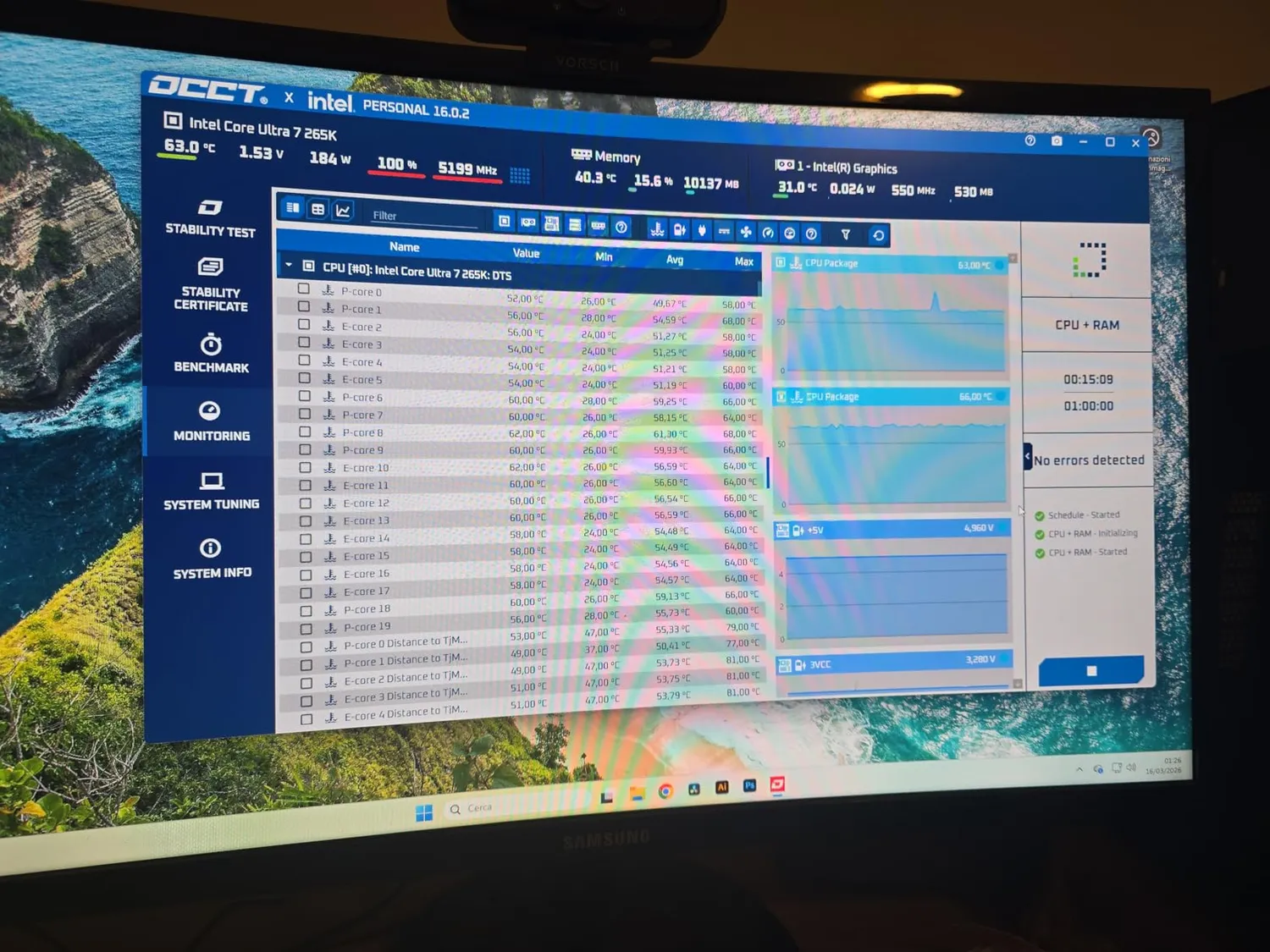 Intel Core Ultra 7 265K Prozessor LGA1851 5,5 GHz