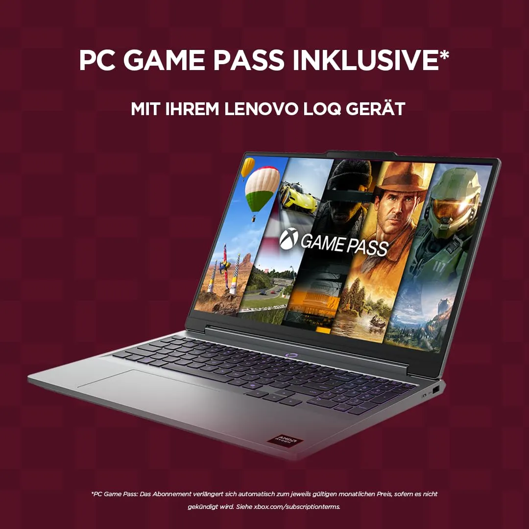 Lenovo LOQ Gaming Laptop 15,3" RTX 5060 Ryzen 7 1TB