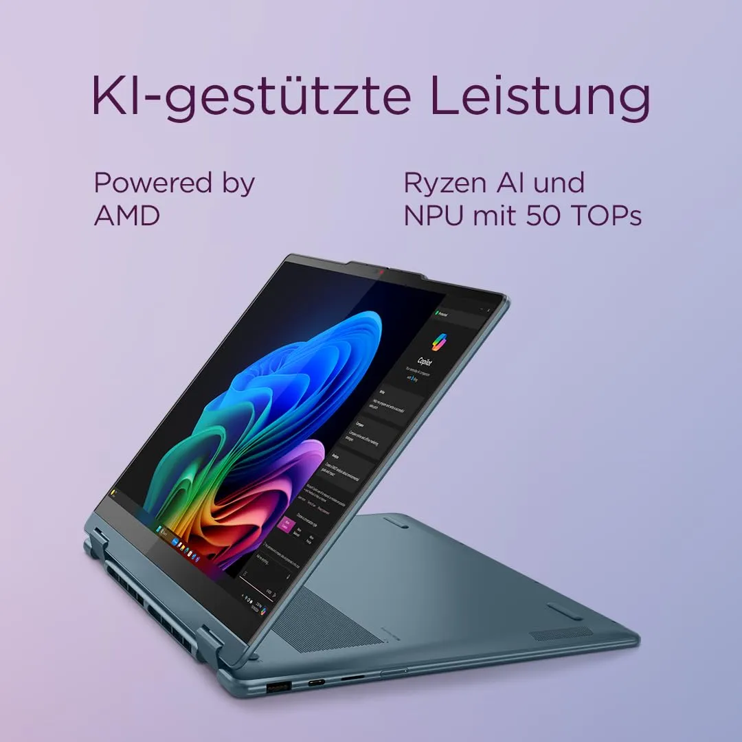 Lenovo Yoga 7 2-in-1 Convertible 14" OLED Ryzen AI 7 16GB 512GB
