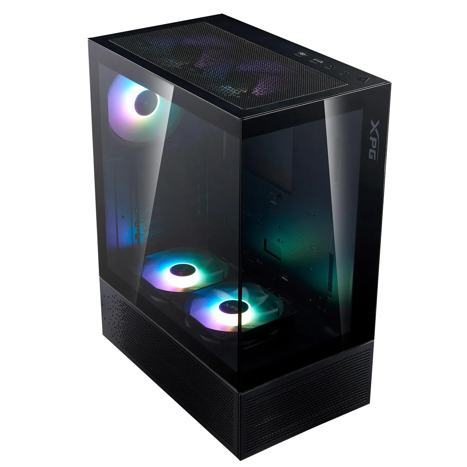 XPG Invader X Mini PC-Gehäuse Schwarz 5x ARGB Panorama