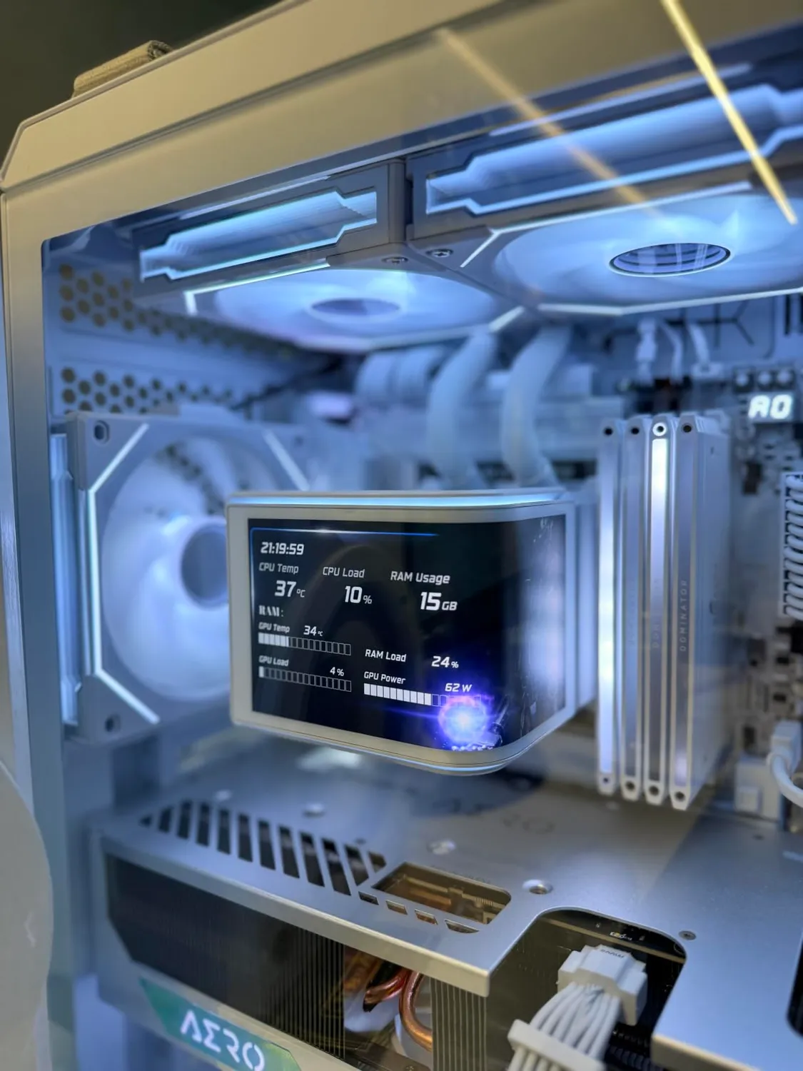 Lian Li HydroShift II OLED Curved 360 Wasserkühlung schwarz