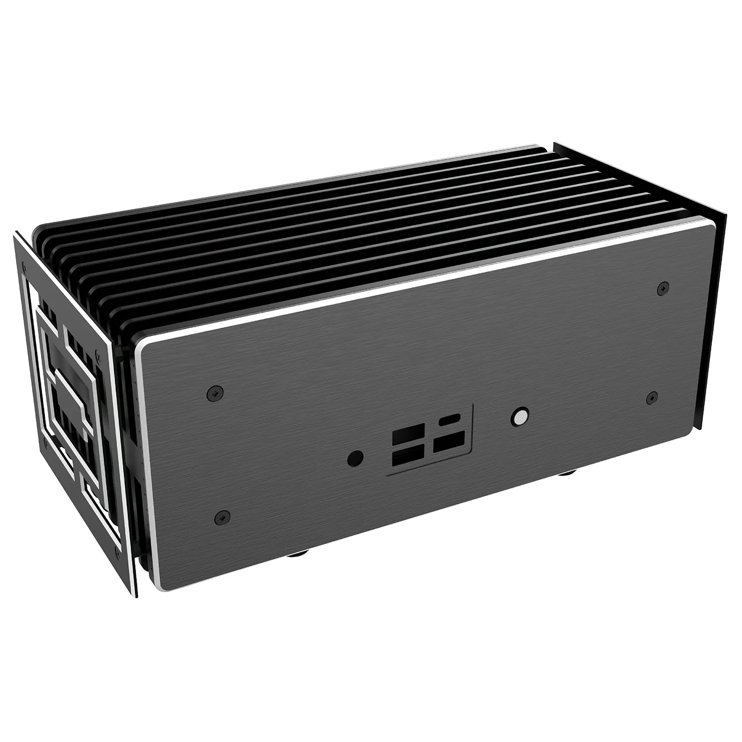 Akasa Turing ABX A-NUC76-M1B Gehäuse lüfterlos