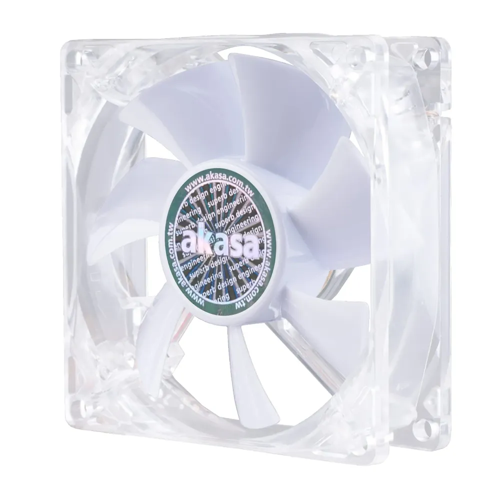 AKASA AK-FN054 80mm Gehäuselüfter Weiß LED leise