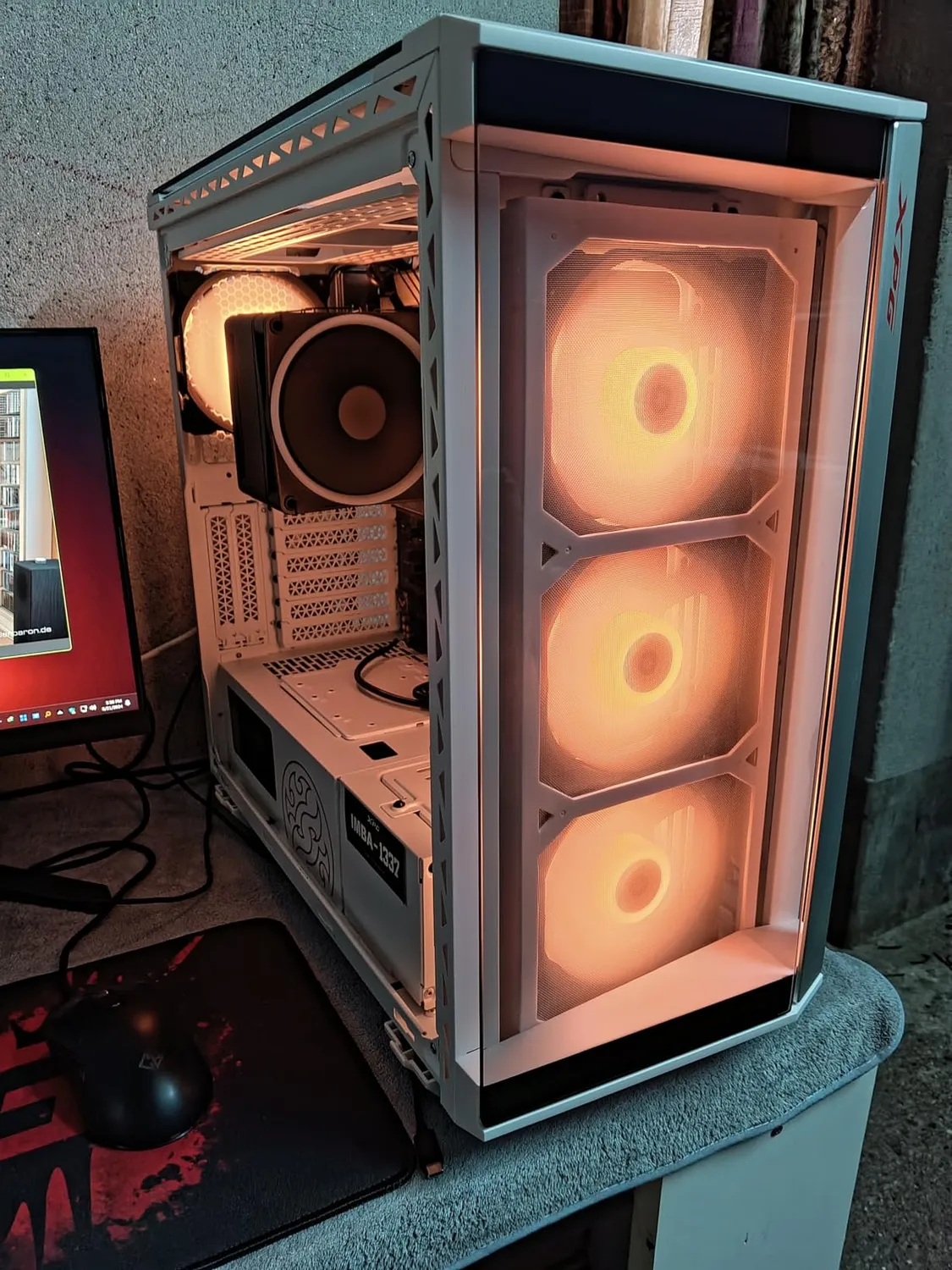 XPG Battle Cruiser PC-Gehäuse weiß ARGB Glas