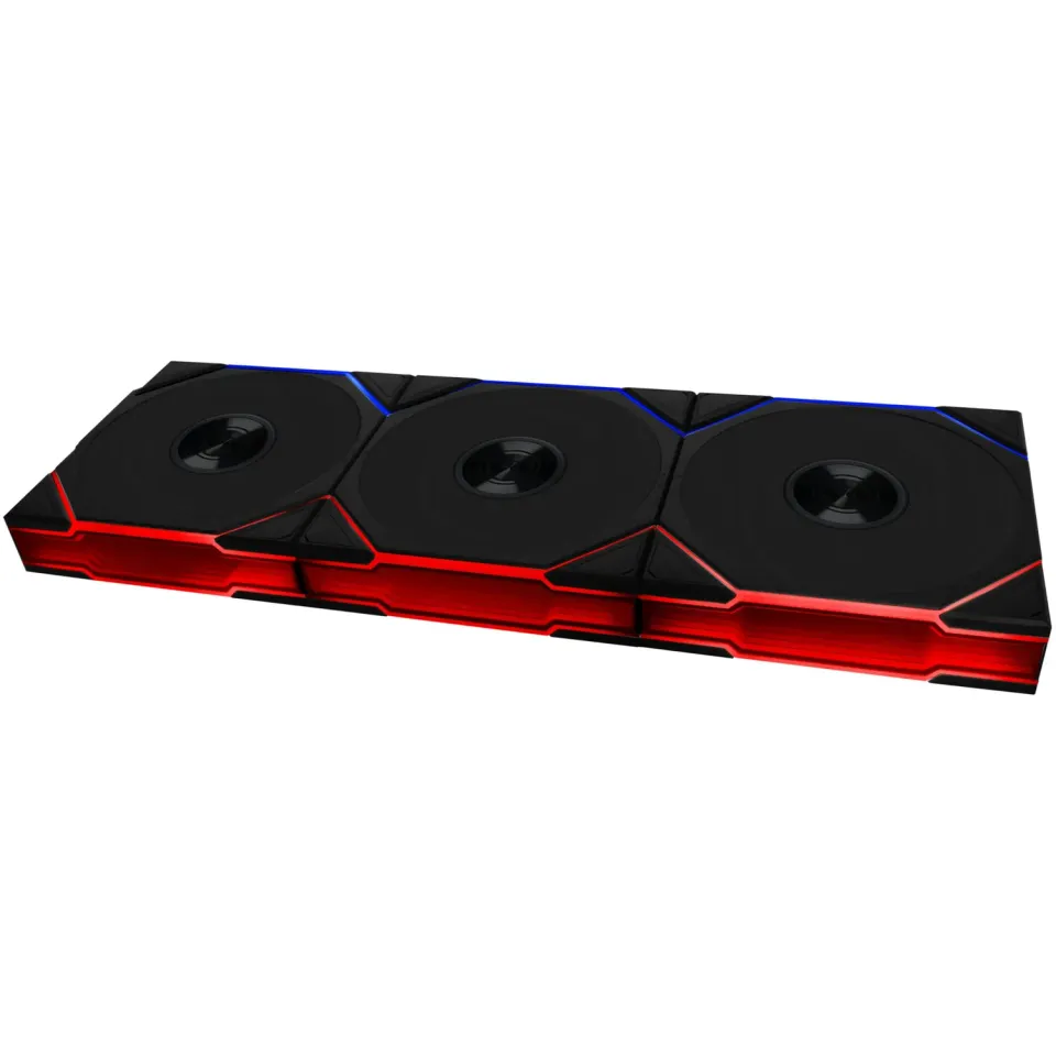 Lian Li UNI FAN TL 120mm Lüfter 3er-Pack Schwarz RGB kabellos