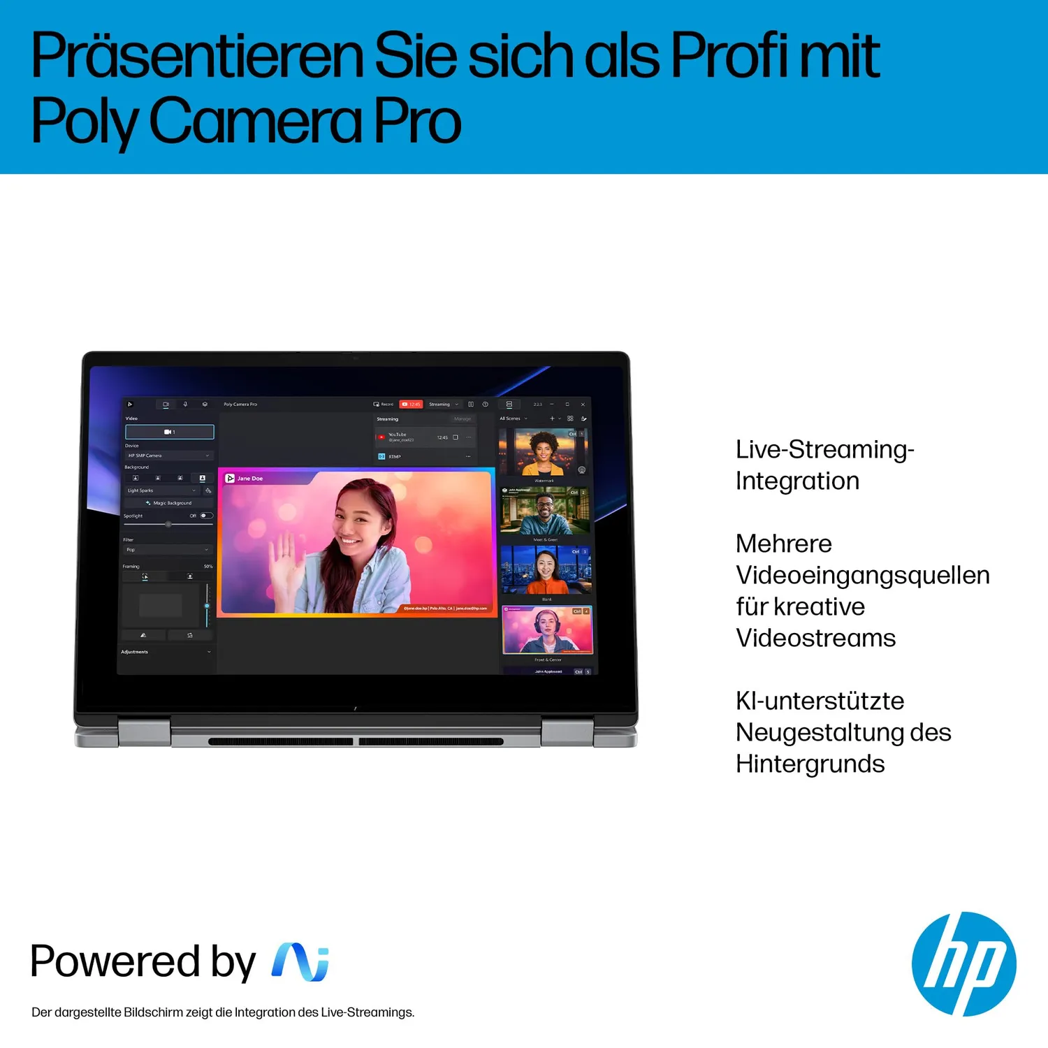 HP OmniBook X Flip 2-in-1 Laptop 14 Zoll 512GB