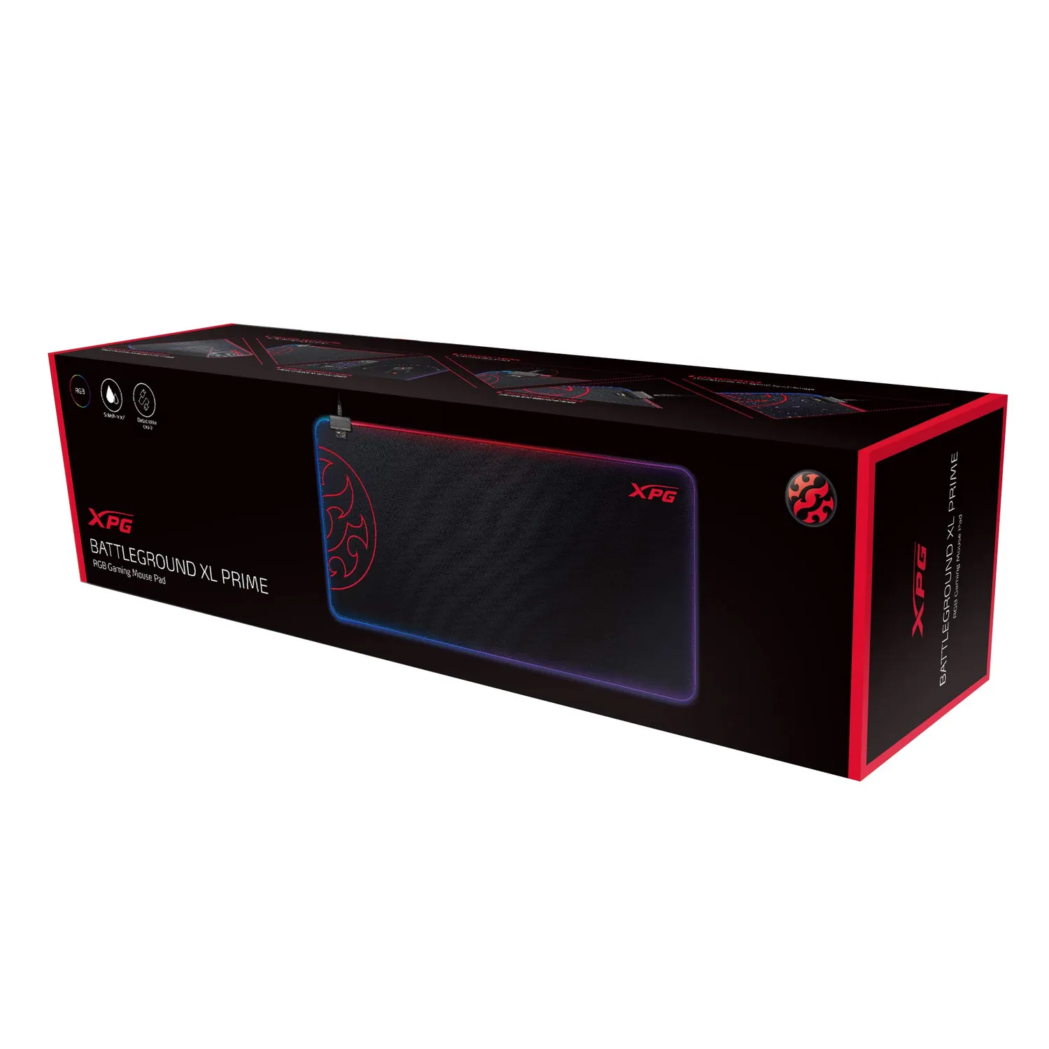 XPG Battleground XL Prime Mauspad RGB schwarz XL