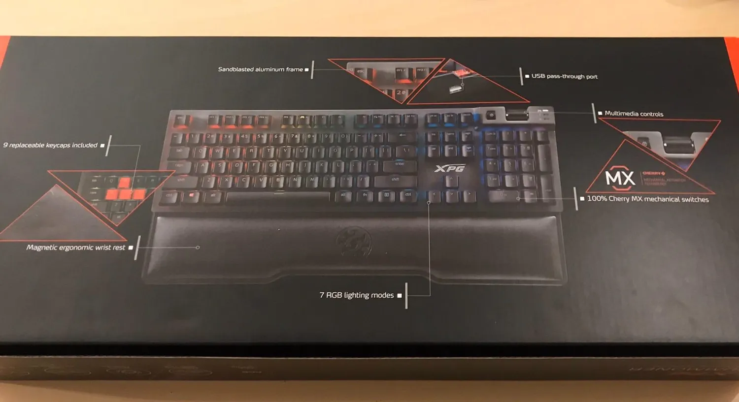 XPG Summoner Gaming-Tastatur Cherry MX Silver QWERTZ