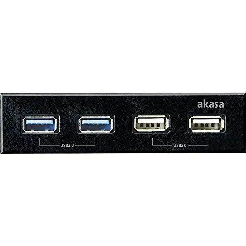 Akasa AK-ICR-12V3 Frontpanel USB 3.0 3,5 Zoll 4-Port