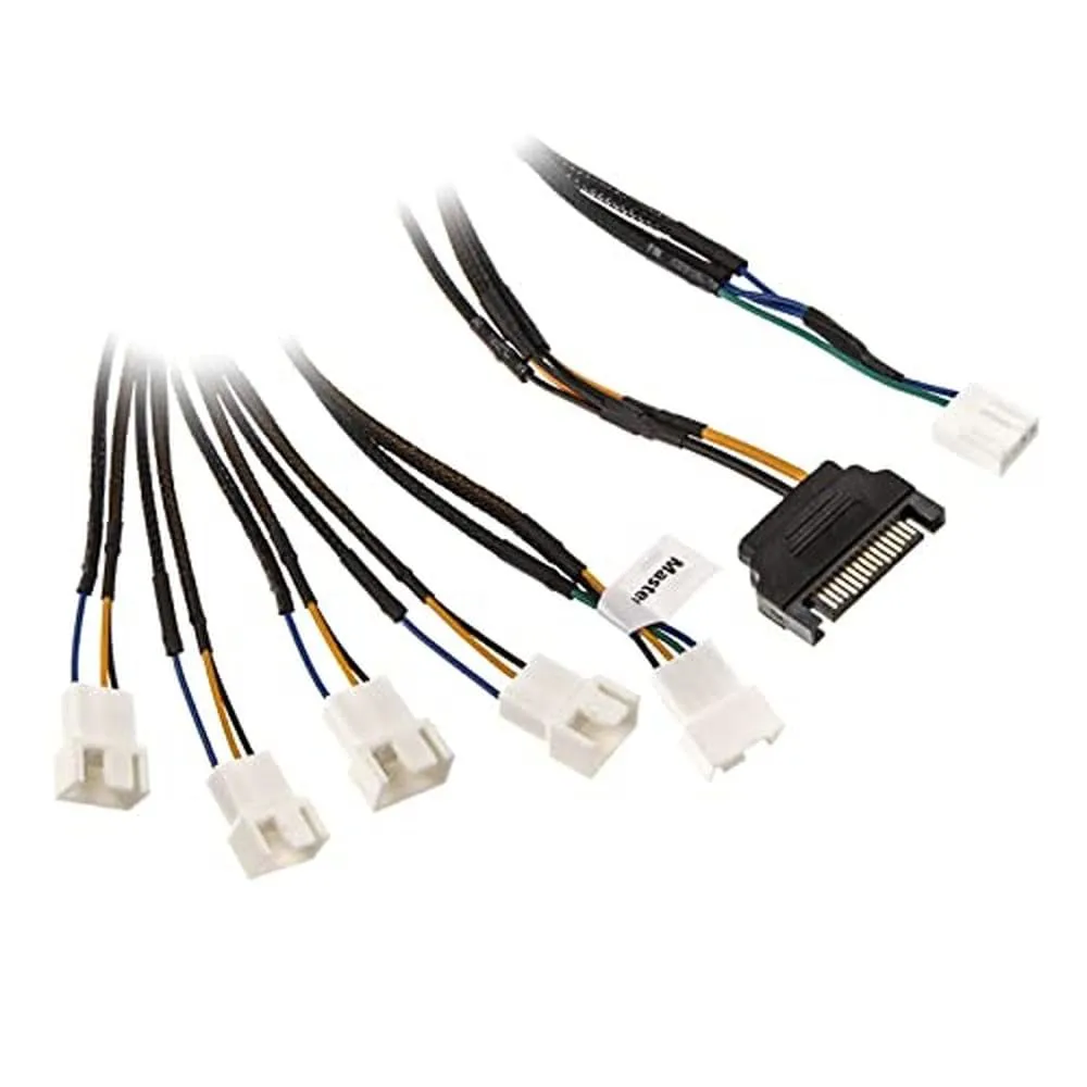 Akasa FLEXA FP5S Lüfter-Splitterkabel 1-zu-5 PWM 45cm