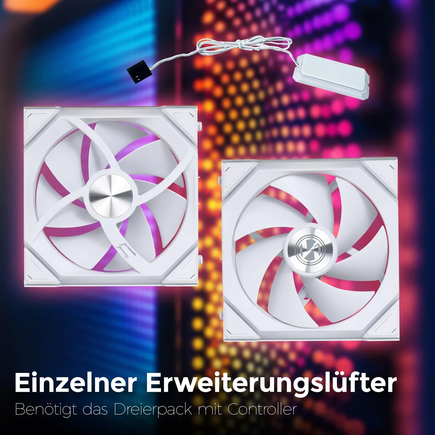 Lian Li Uni Fan SL Wireless Lüfter 120mm weiß