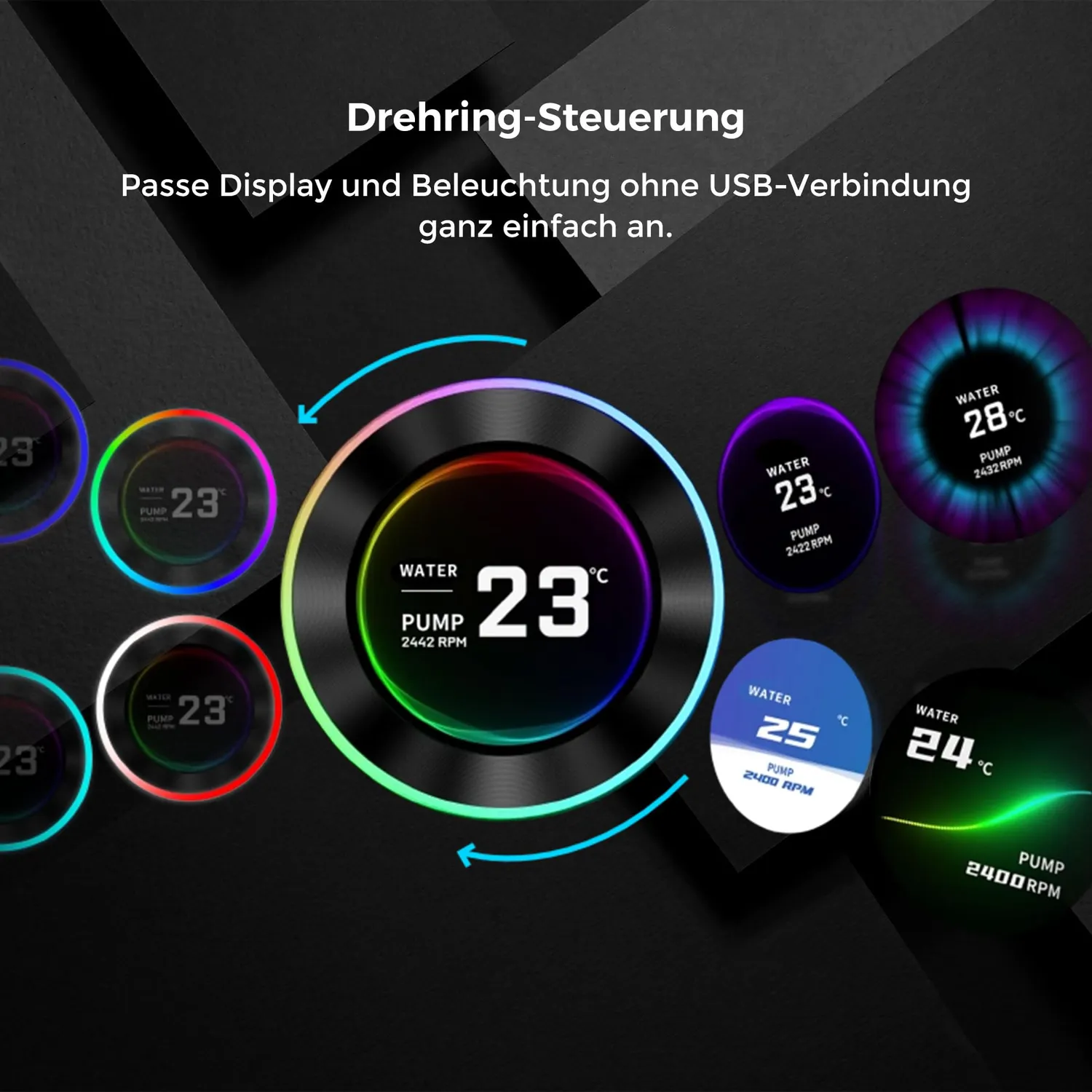 Lian Li HydroShift II LCD-C 360 TL Wireless Wasserkühlung Weiß