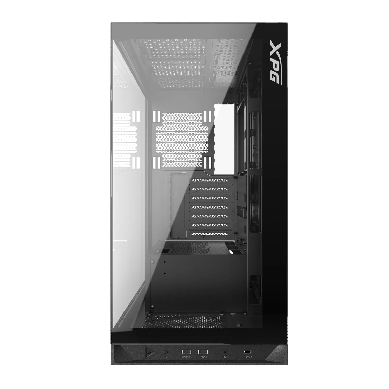 XPG Invader X Mid-Tower Gehäuse Schwarz Glas