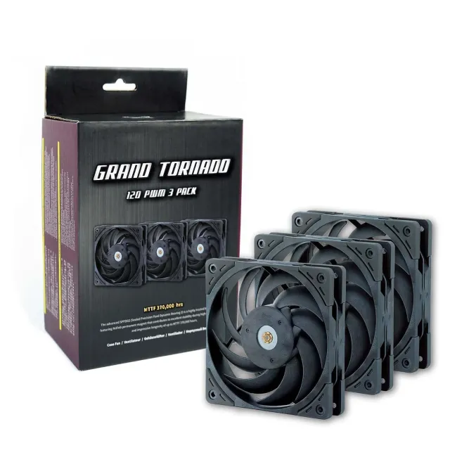 Scythe Grand Tornado 120 PWM Gehäuselüfter 120mm 3er 2000rpm