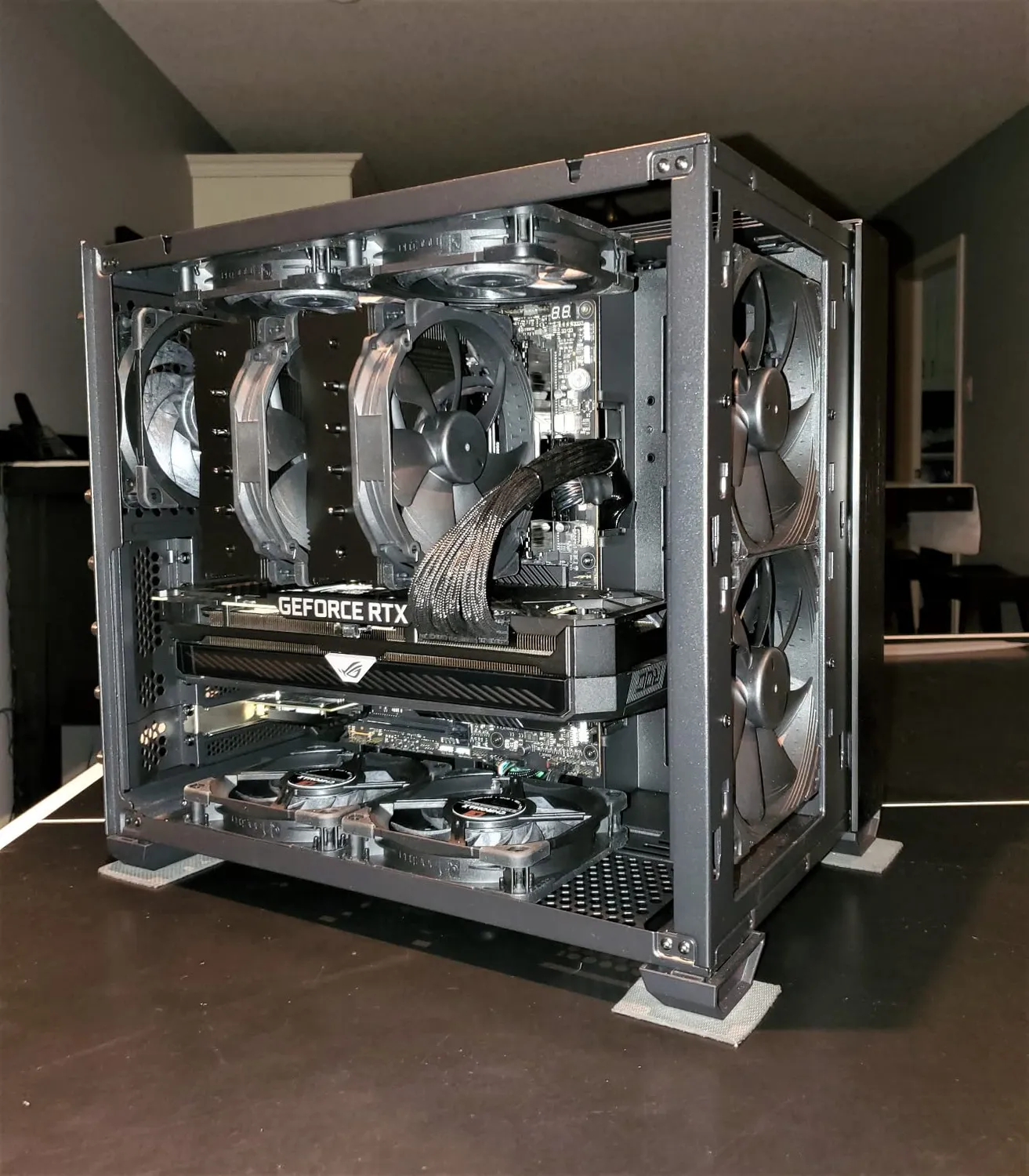 Lian Li O11 Air Mini PC-Gehäuse Schwarz ATX Mini-Tower