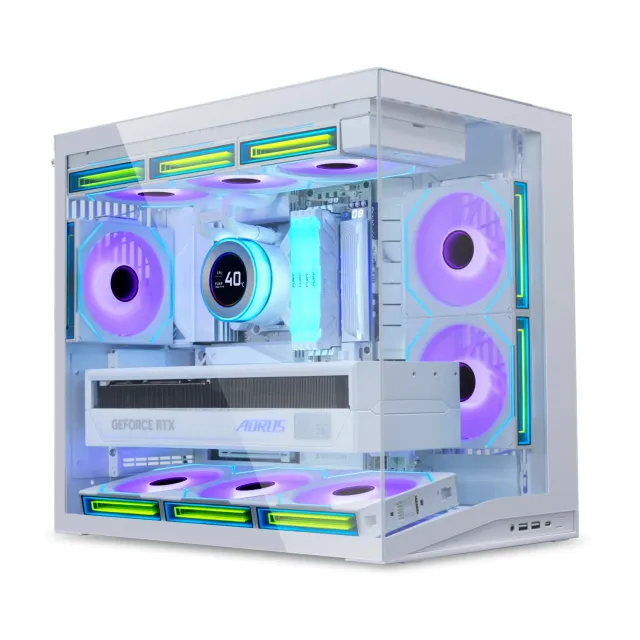 Lian Li O11 Dynamic Mini V2 Gehäuse weiß ATX Midi-Tower