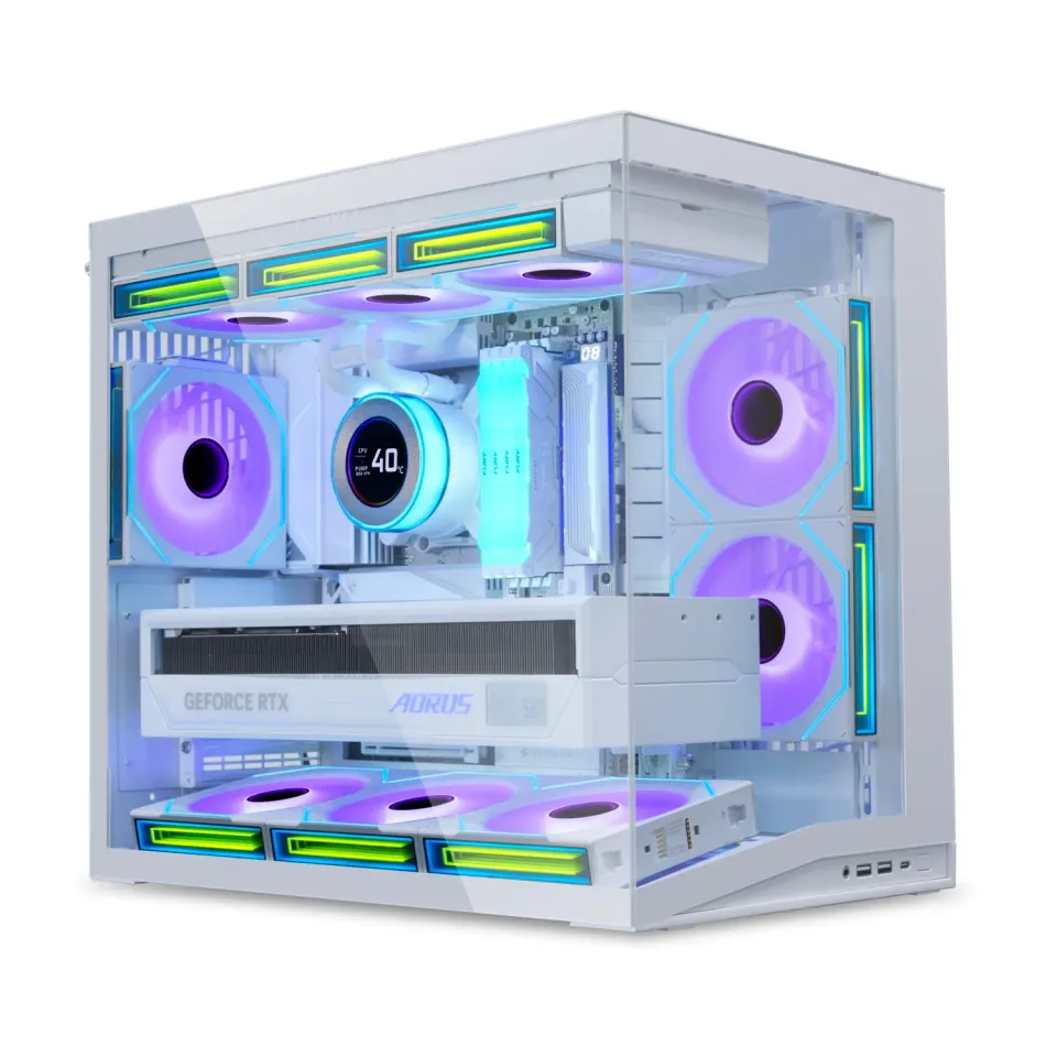 Lian Li O11 Dynamic Mini V2 Gehäuse weiß ATX Midi-Tower