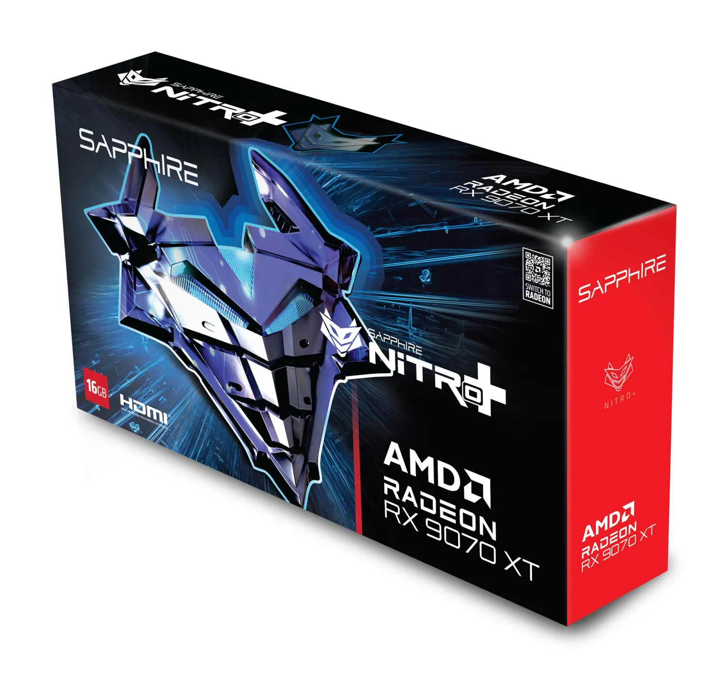 AMD Radeon RX 9070 XT Grafikkarte 16GB Nitro+ OC