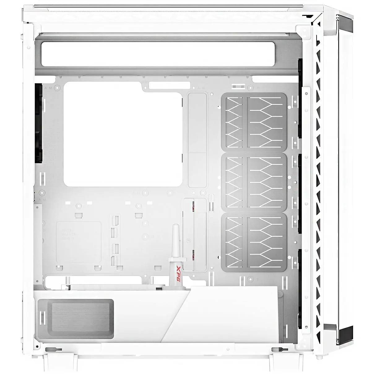 XPG Battlecruiser II ST Mid-Tower Gehäuse weiß 4x ARGB E-ATX