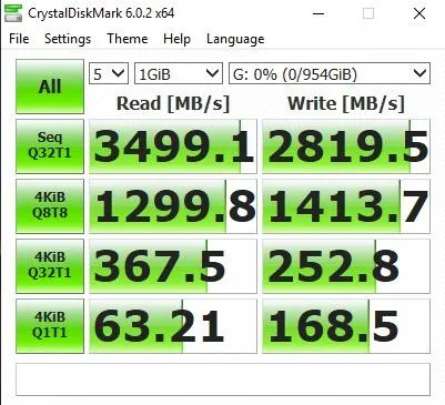 XPG SX8200 Pro 512GB M.2 SSD PCIe Gen3x4