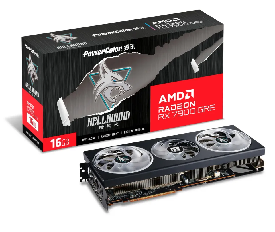 PowerColor Hellhound RX 7900 GRE Grafikkarte 16GB GDDR6