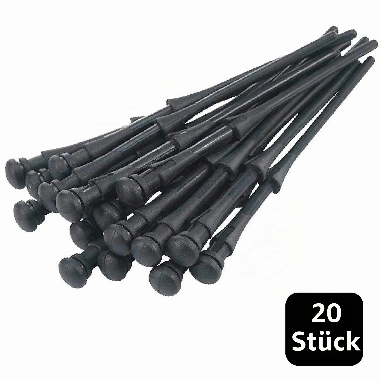 Akasa AK-MX003 Gummi Lüfter-Halterungen 20 Stück schwarz Anti-Vibration