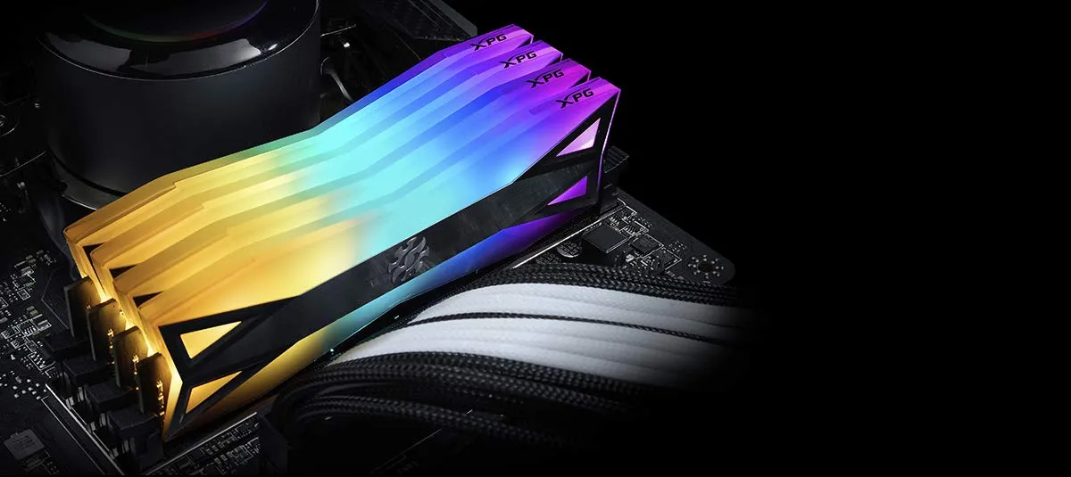 XPG D60G RGB RAM 16GB DDR4 3200 grau Kit