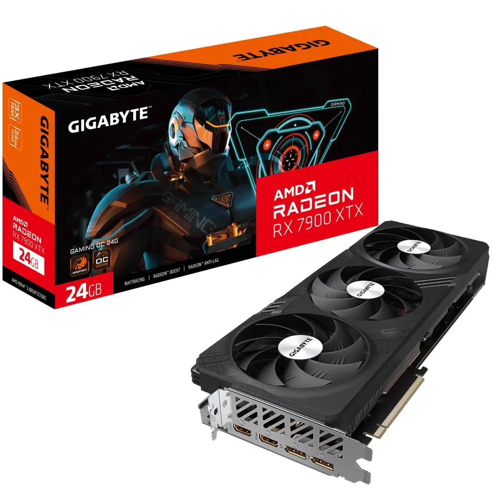 Gigabyte RX 7900 XTX Gaming OC Grafikkarte 24GB GDDR6