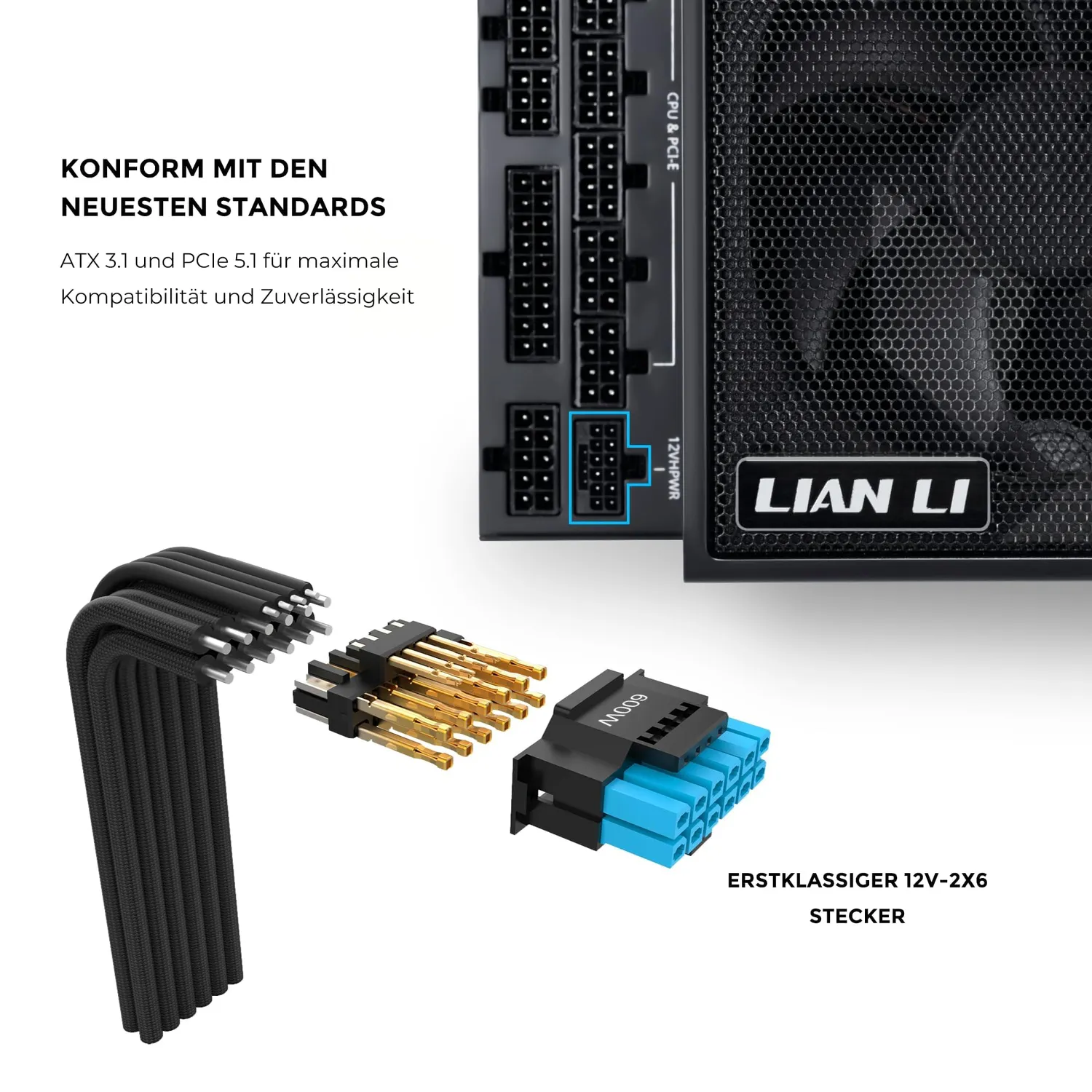 Lian Li Edge EG850 Netzteil 850W schwarz Platinum