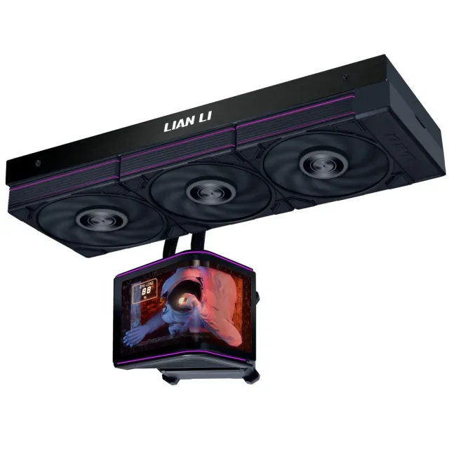 Lian Li HydroShift II OLED Curved 360 Wasserkühlung schwarz