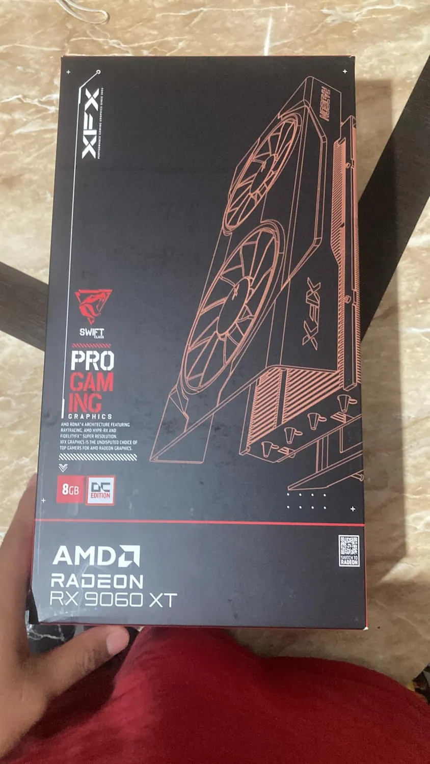 XFX Swift RX 9060 XT OC Grafikkarte 8GB GDDR6 RDNA 4