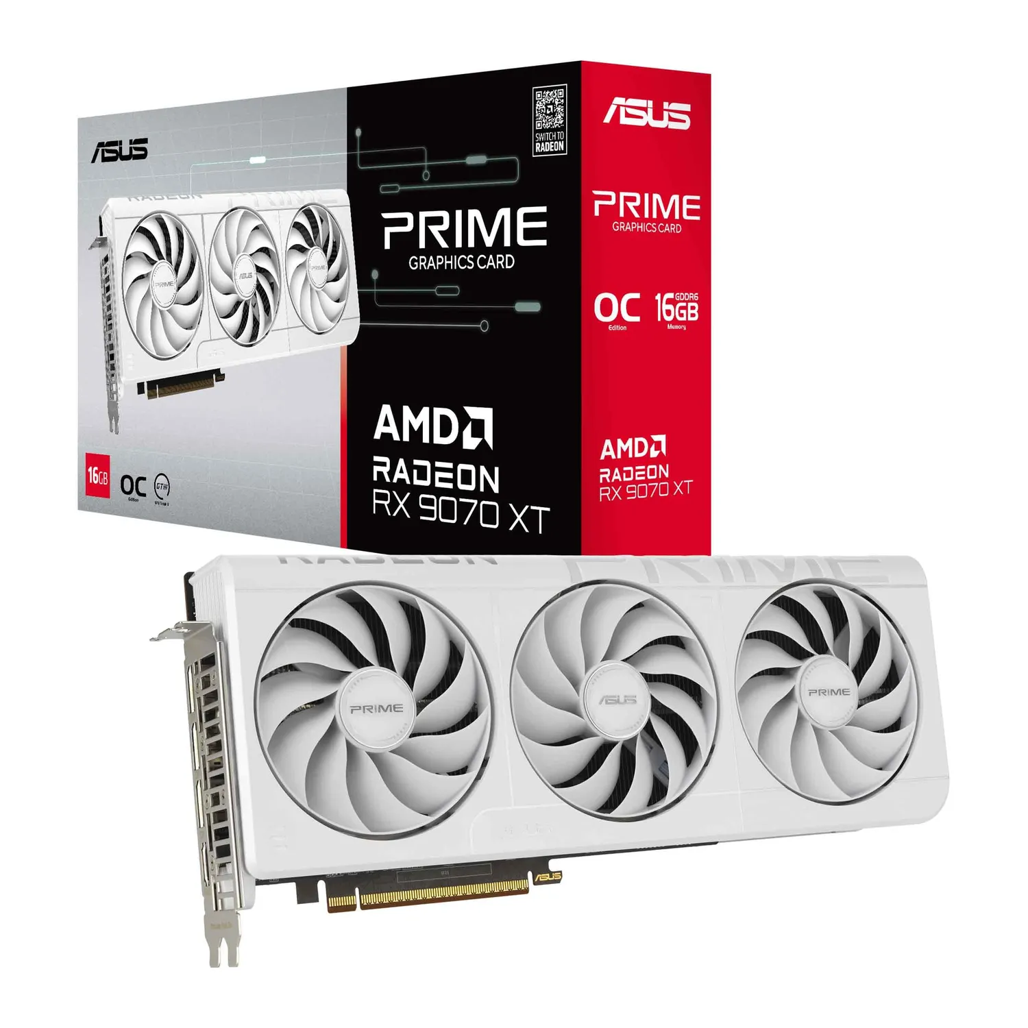 AMD Radeon RX 9070 XT Grafikkarte 16GB Prime OC