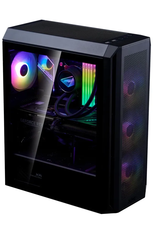 XPG Valor Air Plus PC-Gehäuse ATX schwarz 4x ARGB Lüfter