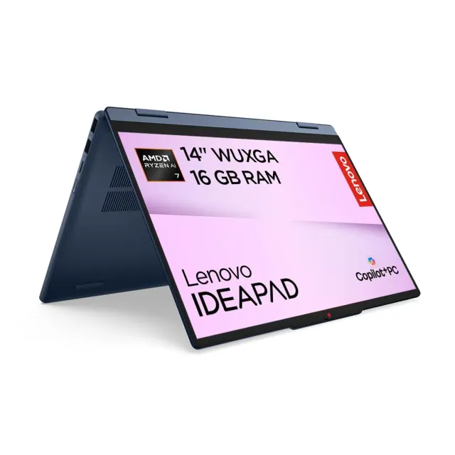 Lenovo IdeaPad 5 2-in-1 Laptop Ryzen 7 16GB 512GB blau
