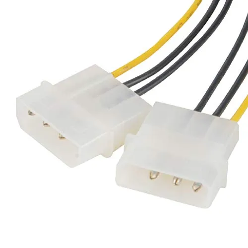 Akasa AK-CB4-6 Molex auf PCIe Adapterkabel 6-Pin 10cm