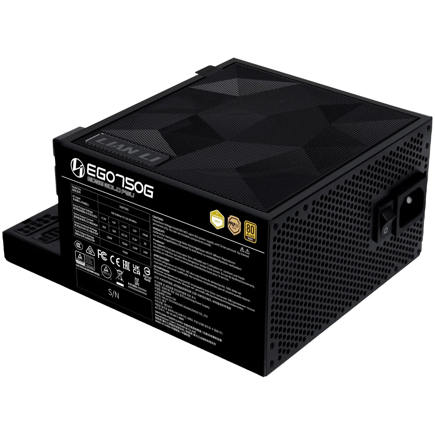 Lian Li Edge Gold 750W Netzteil schwarz modular