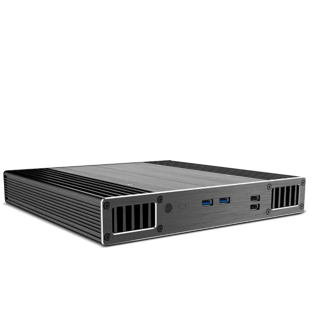 Akasa Plato TN A-NUC65-M1B NUC Gehäuse lüfterlos Alu