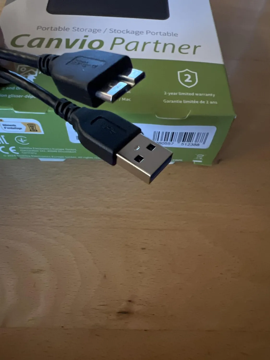 Toshiba Canvio Partner externe Festplatte 1 TB USB 3.2