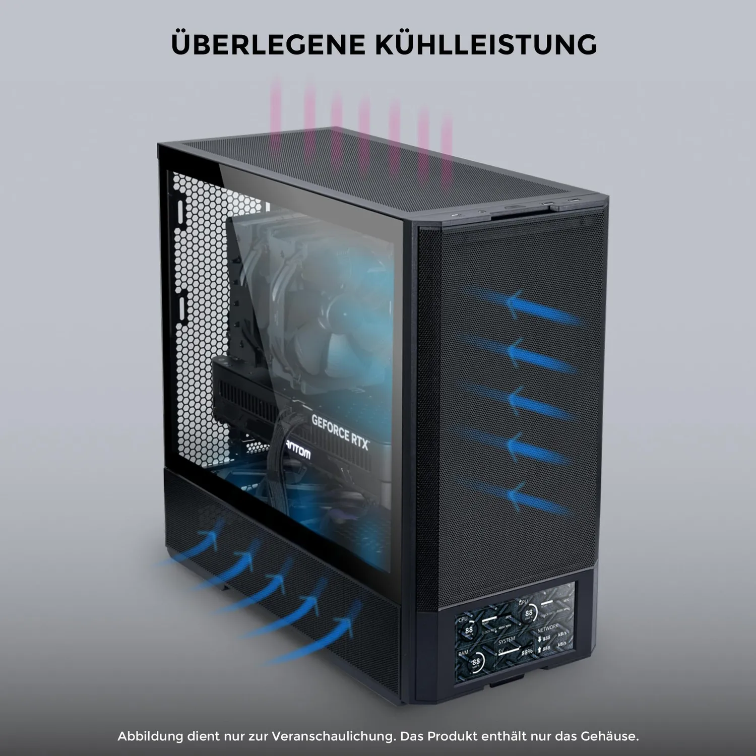Lian Li LANCOOL 207 Digital PC Gehäuse schwarz ATX