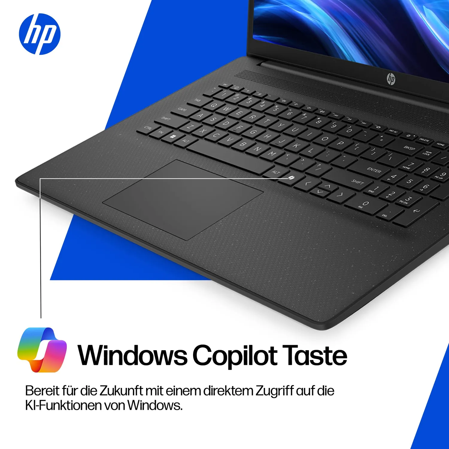 HP 17,3 Zoll Laptop Ryzen 5 7520U 8GB 512GB schwarz