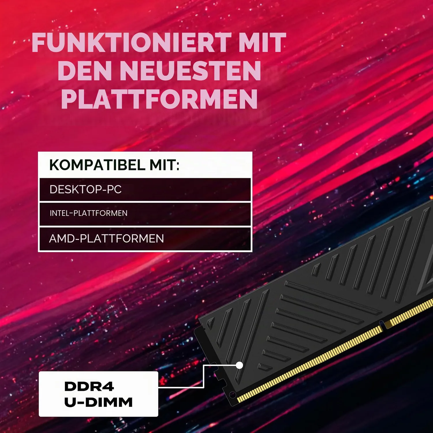 XPG DDR4 RAM AX4U320016G16A-DTBKD 32GB Kit 3200
