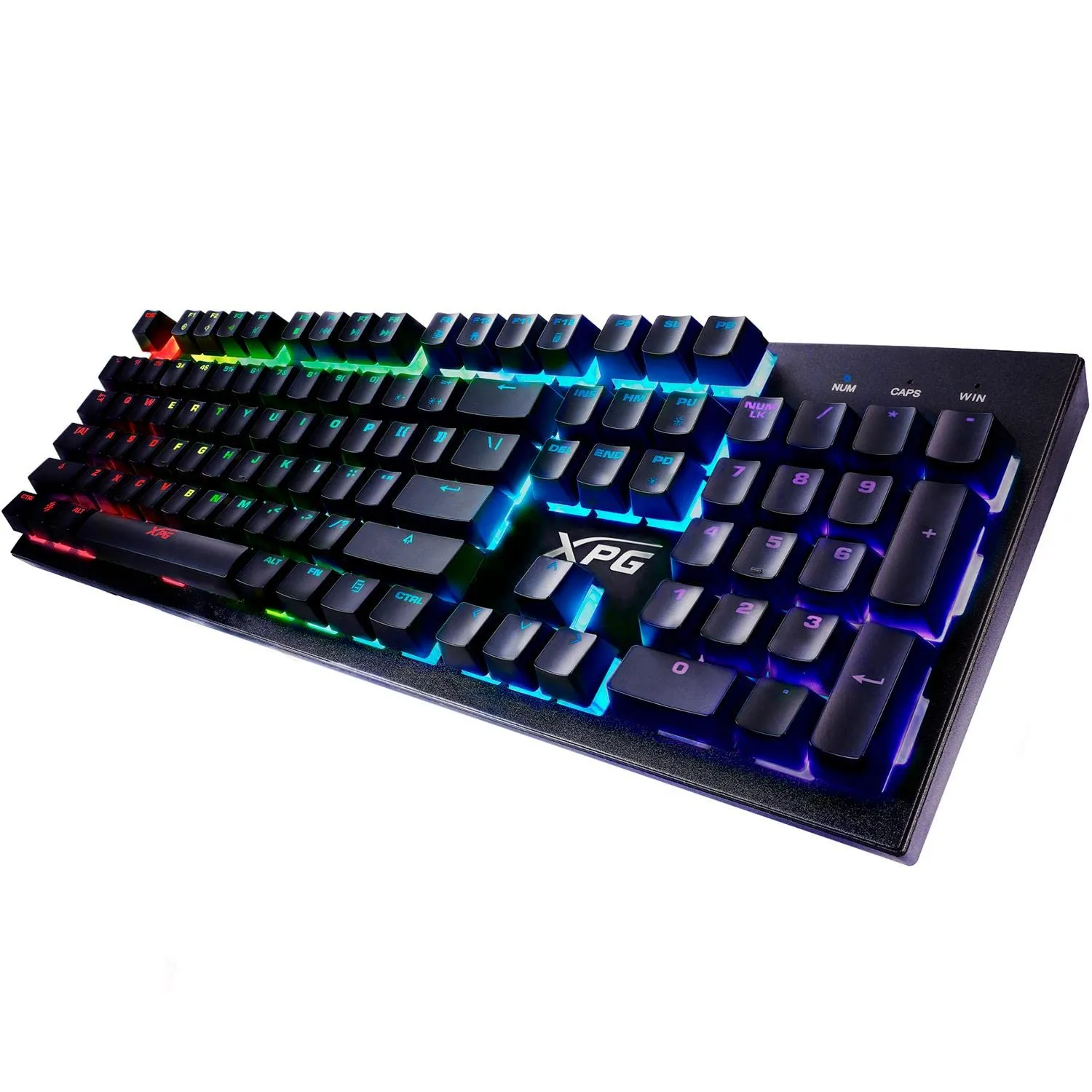 XPG INFAREX K10 Gaming-Tastatur RGB schwarz 104 Tasten