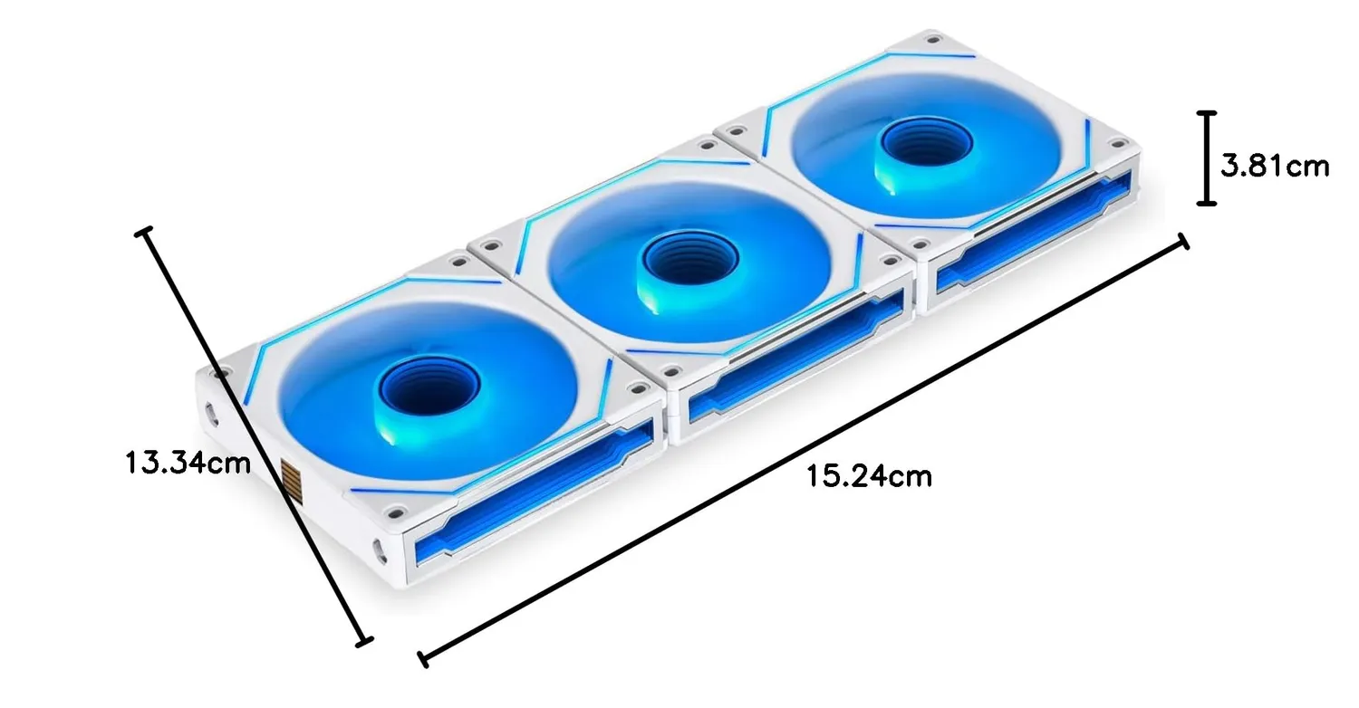 Lian Li UNI FAN SL-INF 120 ARGB PWM Lüfter Weiß 120mm