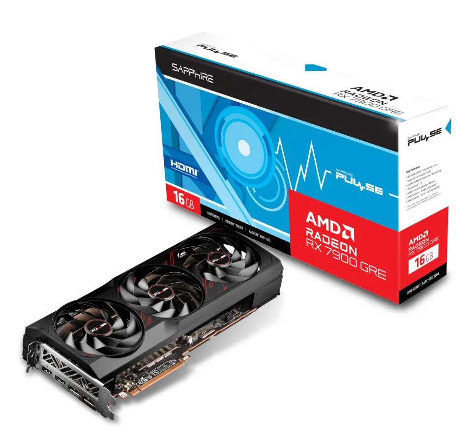 Sapphire Pulse 11325-04-20G RX 7900 GRE Grafikkarte 16GB