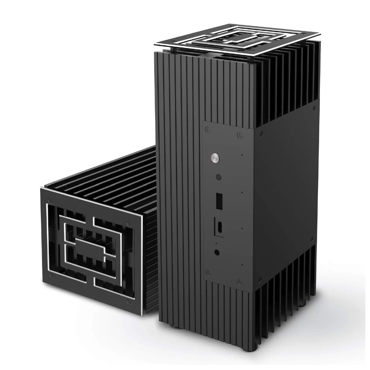 Akasa Turing FX A-NUC52-M1B PC-Gehäuse schwarz lüfterlos