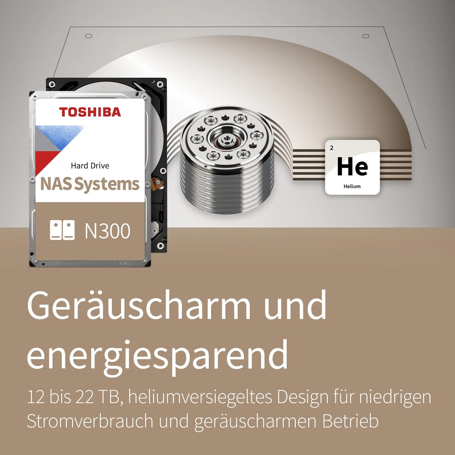 Toshiba N300 NAS-Festplatte 3,5 Zoll 4TB 7200rpm