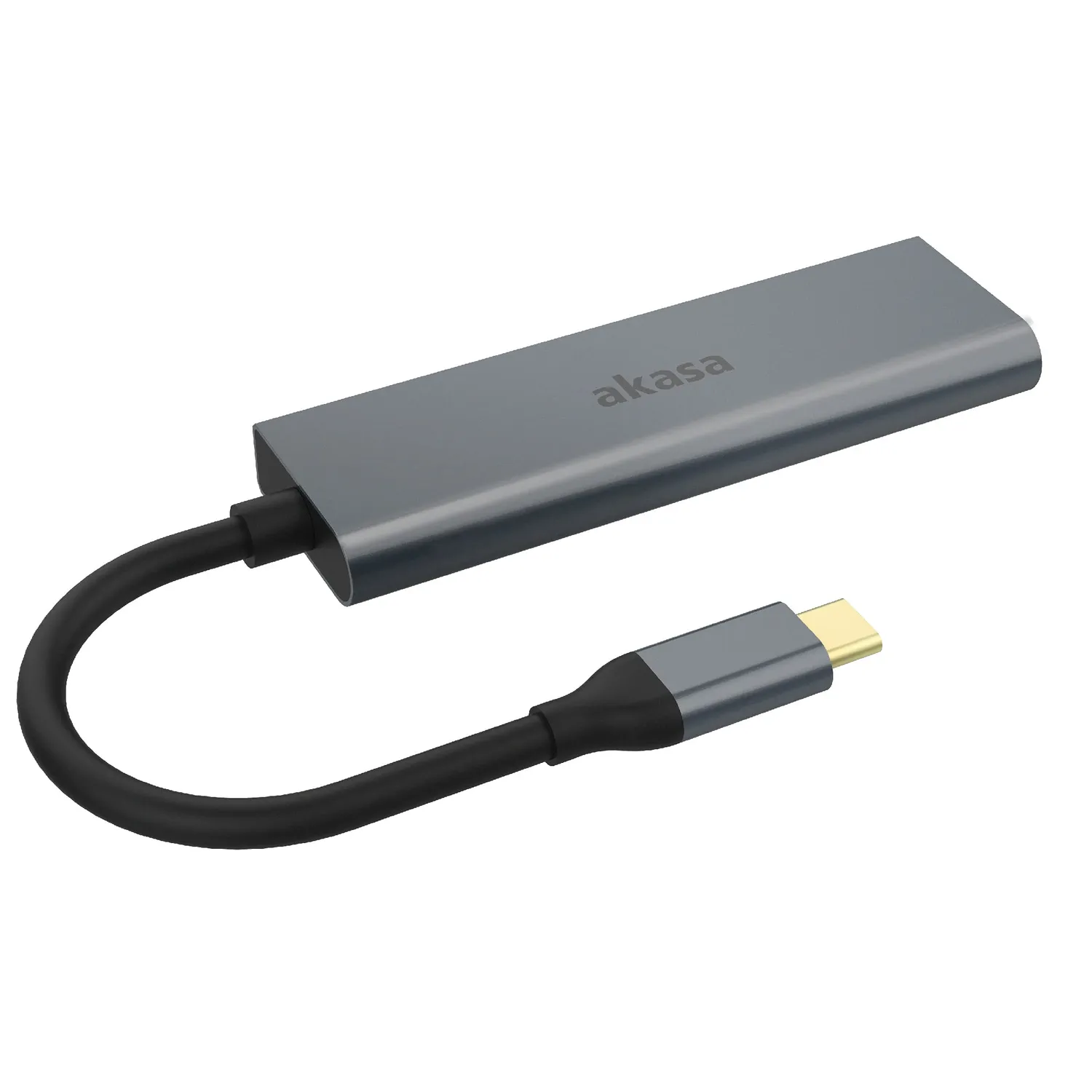 Akasa AK-CBCA25-18BK USB-Hub 4-Port 5Gbps