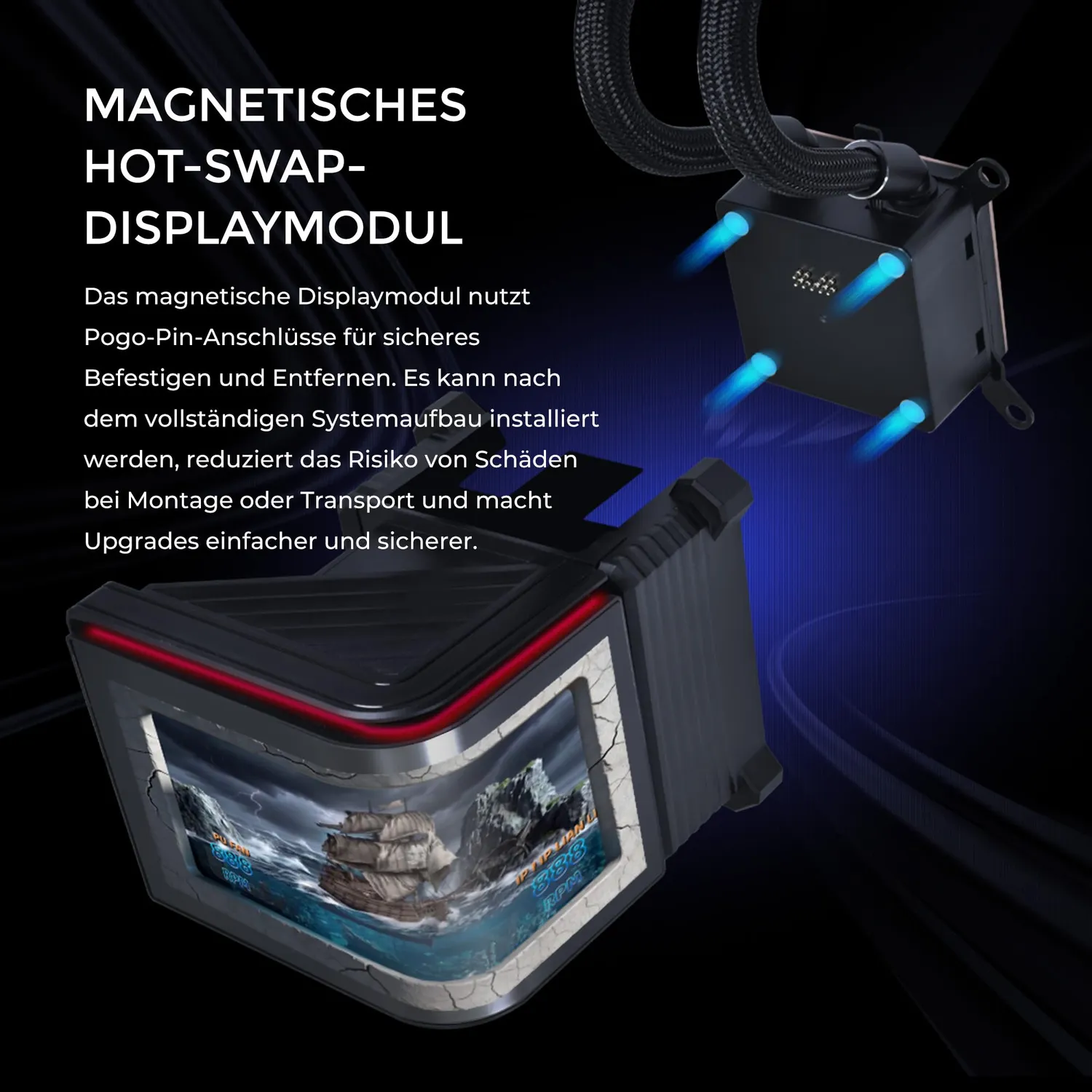 Lian Li HydroShift II OLED Curved 360 AIO weiß TL FLEX