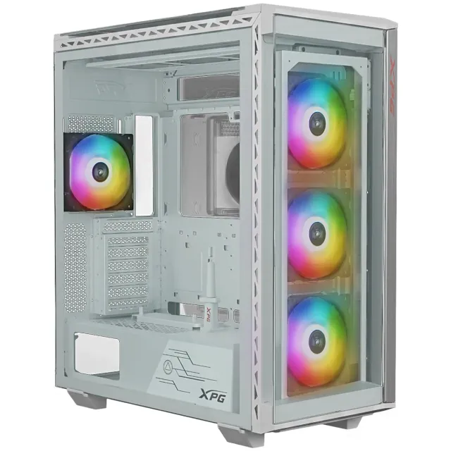 XPG Battlecruiser II ST Mid-Tower Gehäuse weiß 4x ARGB E-ATX